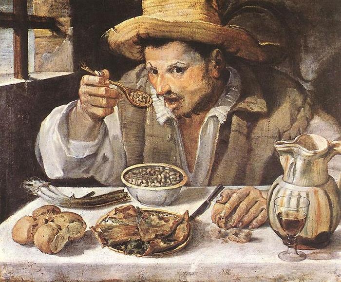 Annibale Carracci The Beaneater oil painting image